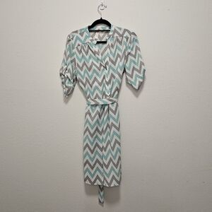 Chevron Print Dress
